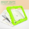 thumbnail image 5 of ELEHOLD for iPad mini 5/mini 4 7.9 inch 2019/2015 Ragged Case, Soft Silicone Hard PC Shoulder Strap Built-Kickstand Anti-Drop Shockproof Heavy Duty Protective Cover Case,Green, 5 of 10