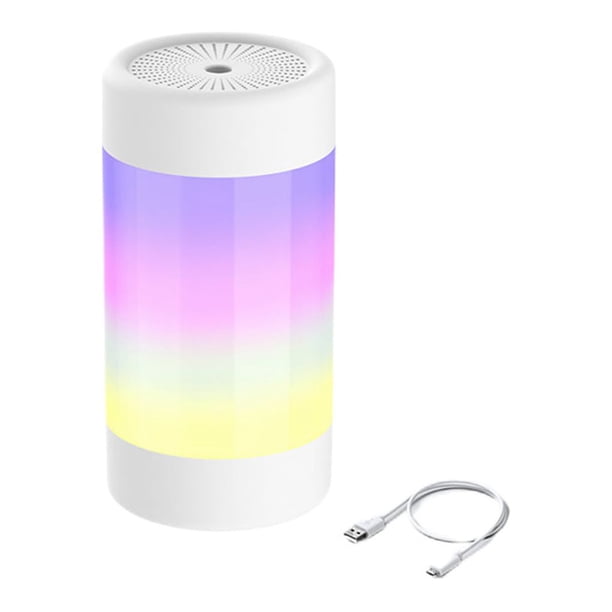 Inteprter Humidificador de aire Suministros para automóviles Mini purificador multipropósito 700mA Difusor de aceite 300ml Dispositivo Humidificadores Blanco, sin batería Enchufe