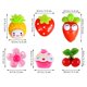 thumbnail image 3 of 6 Pairs Children Ear Clips Earrings Kids Earrings Girls Ear Decorations, 3 of 4