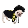 thumbnail image 2 of Peluca de perro TESSVEYA de pelo rizado negro para perros pequeños y grandes, 2 of 6