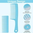 thumbnail image 6 of 2PCS Wide Tooth Comb for Curly - Large Hair Detangling Comb,Styling Comb for Wet Dry Hair,Hair Care Comb for Women Men,Shampoo Shower Comb, 6 of 8