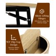 thumbnail image 5 of Putuo Decor Fluted Round Coffee Table with lifting Top, 31.5" Small Circle Coffee Table with Storage, 5 of 9
