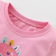 thumbnail image 4 of Bearichfupo Toddler Girls T Shirt Short Sleeve Shirt Summer Tops Tees Cute Dinosaur Graphic,Summer Tops T-Shirt,Sizes 18-24 Months, 4 of 6