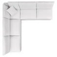 thumbnail image 2 of Ergode Saybrook Outdoor Patio Upholstered 6-Piece Sectional Sofa - White, 2 of 3