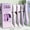 Purple, variant on Student Thermal Erasable Pen, Stylish Retractable Gel Pen, Smooth Quick Dry Black Ink Pen with 10ml Ink Capacity for Study Use
