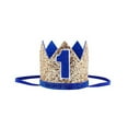 thumbnail image 1 of ADDHAT 3Ud Banner Decorativo Azul Con One Ideal Para Adornar Fiestas Y Reuniones, 1 of 8