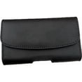 thumbnail image 5 of Black Leather Horizontal Belt Loop Waist Case Compatible with BLU Flex Flip Phone, 5 of 5