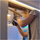 thumbnail image 4 of Paquete de 2 gatos de brazo que ahorran mano de obra, gatos de herramientas manuales con elevador de brazo de palanca, elevador de esfuerzo para instalar puertas, ventanas, gabinetes, gatos, 4 of 5