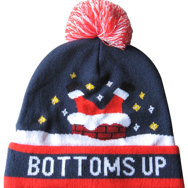 Led Luminous Knit Hat Cartoon Pattern Christmas Cap For Children Men And Women Warm Hat Walmart Com Walmart Com