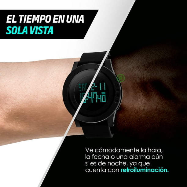 Reloj Deportivo con Pantalla Digital Redlemon Deportivo Contra Agua Pantalla Digital 1142 Walmart en linea
