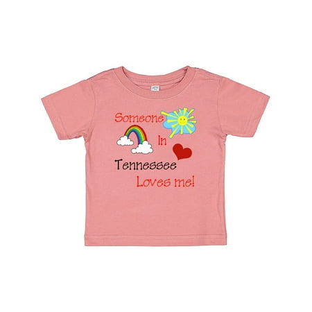 

Inktastic Someone in Tennessee loves me! Gift Baby Boy or Baby Girl T-Shirt