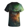 thumbnail image 5 of Gamivast St Patricks Day Scrubs for Women Funny Graphic V Neck Short Sleeve Tops Casual Loose Tunic Scrub with Pockets Holiday T Shirts S-5Xl, 5 of 6