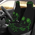 thumbnail image 2 of Xecao Numbers Skull Print Car Seat Cover in That Fits Most Cars, Vans, SUVs, and Trucks., 2 of 7