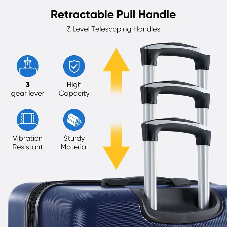 edx 28 Inch Hardside Expandable Luggage with Spinner Wheels, TSA