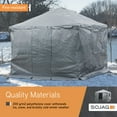 thumbnail image 4 of Sojag 10 x 16 x 10 ft Grey Winter Cover For Gazebos, Gazebo Accessory, 4 of 16