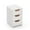 White, variant on ‌Yatlte 3-Tier Mini Drawer Organizer - 5.1x3.5in Plastic Desktop Storage Box with Sliding Drawers for Office, Makeup & Jewelry, Dorm/Bathroom/Sink‌