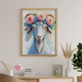 thumbnail image 6 of Diamond Art Kits for Adults, Goat Floral Crown Blissful Portrait 5D Diamond Painting Kits for Adults Beginners, DIY Full Drill Diamond Painting, Gem Art and Crafts 12x16, 6 of 7