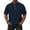 Navy #15, variant on Dresfit Henley Shirts for Man Knitted Short Sleeve Waffle Shirt Summer 2026 Big and Tall Workout Tees Oversized Basic Lightweight T Shirts Navy M