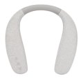 thumbnail image 2 of Altavoz Bluetooth con banda para el cuello, altavoz estéreo con cancelación de ruido, manos libres, inalámbrico, portátil, con micrófono para viajes deportivos, gris, 2 of 5