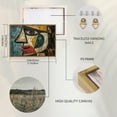 thumbnail image 7 of Abstract Face Artwork Decor Horizontal Canvas Wall Art with Lightweight Foam Frame - Durable and Ready to Hang, Modern Decorative Print for Living Room, Bedroom, Or Office, 7 of 7