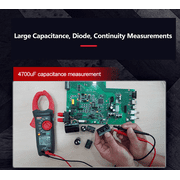UNI-T Uni-trend Multimeter clamp meter UT206A+ clamp meter Clamp current meter Ammeter 1000V Voltmeter Voltage Frequency Professional Electrical Integrated Meter(UT206A+)