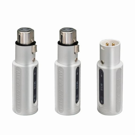 Wireless XLR Transmitter Receiver One to Two Dynamic Microphone to Wireless System 2.4G High Quality Sound Quality