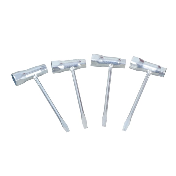 4Pcs 13-19mm Sparks Plug Wrench Socket Tool Handle Spanner Set for Motorcycle