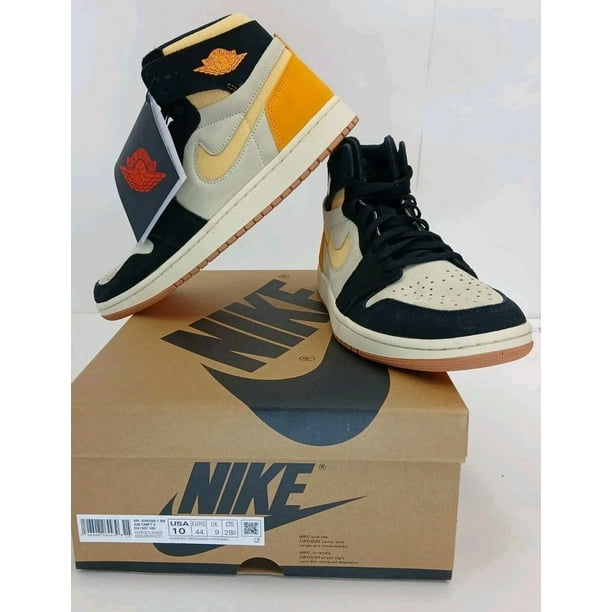 Ni - ke Ni - ke Air Jordan AJ Zoom Air CMFT2 Celestial Gold Black Sneakers Men's 10