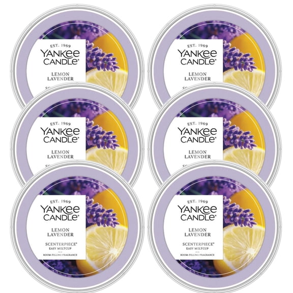 Yankee Candle Lemon Lavender Scenterpiece Easy MeltCup (Pack of 6)