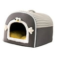 thumbnail image 2 of Cats de gato mascota Casa de nido suave y cálido Cueva de cachorros All Seasons Cat Cat Cent Dog Tent Shelter para cachorro Pequeño y medio de tamaño SG, 2 of 9