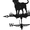 thumbnail image 7 of Decorative Weather Vane Garden Roof Mount Decoration Wind Direction Indicator Cupolas Farm Sheds Retro Durable Scene Labrador, 7 of 7