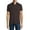 1la01_brown, variant on Mens Pique Polo Shirts Regular Fit Short Sleeve Plain Cotton Tee