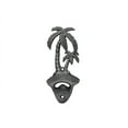 thumbnail image 4 of Handcrafted Model Ships  6 in. Cast Iron Wall Mounted Palmtree Bottle Opener - Rustic Silver, 4 of 4