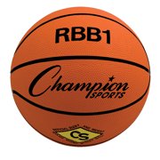 Rubber Basketball, Official Size 7, Orange | Bundle of 5 Each