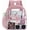 02-pink, variant on Clear Backpack Stadium Approved - Clear Mini Backpack 12x12x6 for Women Concert Work Sport Games Festival Venues Blue