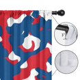 thumbnail image 4 of Blackout Kids Curtains,Red Blue Camo Bold Shapes Pattern Childrens Insulated Curtains Set Of 2,Bedroom Essentials,Toddler Room Decor 42"x84", 4 of 5
