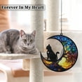 thumbnail image 3 of Regalos de memorial para gatos Unique Bargains Diseño de árbol de la vida Atrapa-luz de ángel de gato con tarjeta de simpatía Regalo de simpatía por la pérdida de gatos Colorido, 3 of 7