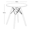 thumbnail image 4 of Mesa de Comedor Practiksa Redonda para 4 Personas Color Blanco, 4 of 5