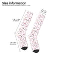 thumbnail image 5 of Balery Cute Poodle Dog Printed Novelty Socks Men's Women's Crew Socks Sports Socks Knee High Socks Cotton Socks Quirky and Cool Socks, 5 of 9