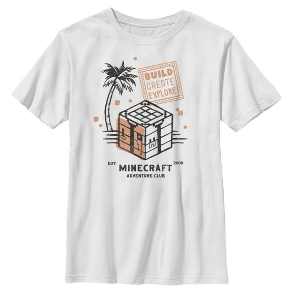 Boys Minecraft Adventure Club Est. 2009 T Shirt
