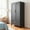60'' Tall 1 Drawer + Black + Steel, variant on 71" Metal Storage Armoire, 2 Drawers & Hanging Rod, Versatile Wardrobe Cabinet with Shelf for Bedroom/Office/Kitchen, Black
