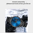thumbnail image 3 of Reloj De Cuarzo Para Hombre, Correa Negra, Ultrafino, Exquisito, Resistente A La Decoloración, Impermeable, Creativo, Reloj De Negocios Para Hombre Para La Vida Diaria, 3 of 7