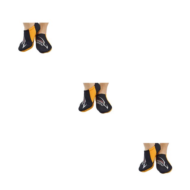 Toystoory Calcetines de buceo de nailon Keep Diving DS-112, suministros de esnórquel, zapatos de vadeo, protector subacuático grueso para hombres y naranja XS 3piezas Toystoory CBP192304