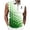 Green, variant on Men Gradient Plaid Print Sleeveless Tank Top, Half Zip Turndown Collar Golfer Silhouette Performance Vest For Golf Fitness Daily Sports Wear