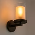 thumbnail image 5 of Vintage Wall Light,Farmhouse Porch Wall Lamp,Indoor Wall Sconces with Glass Shade,Modern Wall Light Fixtures for Mirror Hallway, 5 of 6