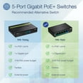 thumbnail image 2 of TRENDnet TPE-TG52, 5-Port Gigabit PoE+ Switch, 2 of 5