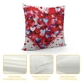 thumbnail image 4 of COMIO Valentines Throw Pillows Cover Red Heart Valentine's Day Pillow Covers Love Wedding Mothers Day Pillow Case Outdoor Decorative Gifts for Couch Bed Sofa Decor, 4 of 5