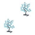thumbnail image 2 of mmirethe Lighted Colorful Rose Lamp With Remote Control Best Gift Choice Wide Application blue rose black rod 2Set, 2 of 6
