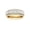 Yellow Gold, variant on 1 Carat (ctw) Platinum Round,Princess Cut LAB GROWN Diamond Stackable Ring (Color H-I Clarity VS1-VS2) SJR56607-W