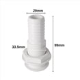 thumbnail image 4 of 2X Conector de Montaje A Través del Casco de Marino para Manguera de 5/8, 3/4, 1 Pulgada, Accesorios de Plomería para Bomba de Achique de Drenaje de ,, 4 of 7
